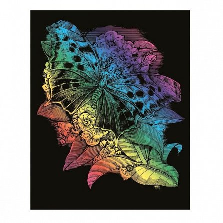 Set creativ Artfoil,Fluturele Curcubeu,26x20cm,Sequin Art,8ani+