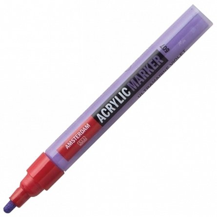 Marker acrilic, Amsterdam, varf M, ultramarine violet