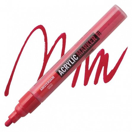 Marker acrilic, Amsterdam, varf M, carmine