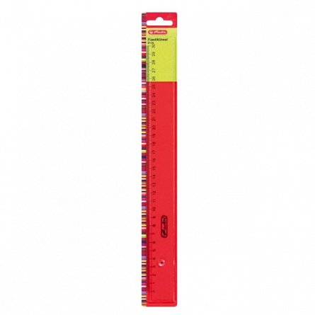 Rigla 30cm, Herlitz, plastic
