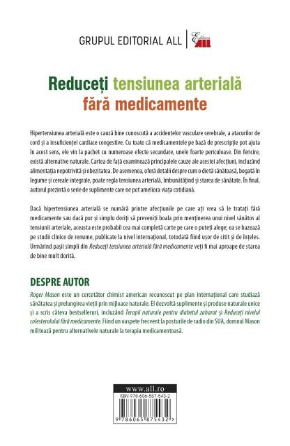 Reduceti Tensiunea Arteriala Fara Medicamente De Roger Mason Diverta