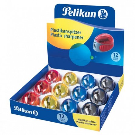 Ascutitoare Pelikan A404, cu container, 4 culori, vrac