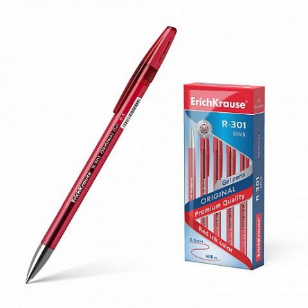 Pix cu gel ErichKrause R301, 0.5 mm, rosu