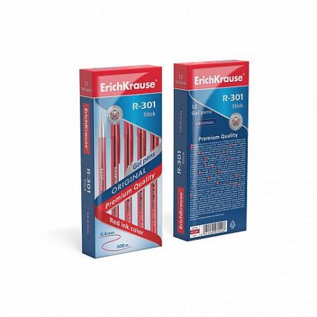 Pix cu gel ErichKrause R301, 0.5 mm, rosu