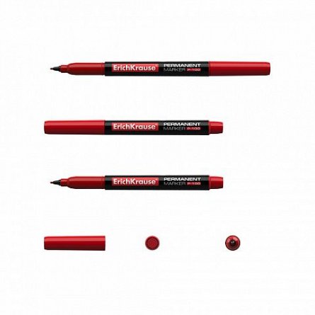 Marker permanent ErichKrause P100, rosu