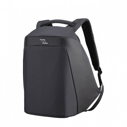 Rucsac laptop Herlitz BaGz Design, 15", 45 x 33 x 17 cm, 1 compartiment, USB, gri