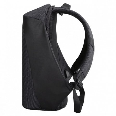 Rucsac laptop Herlitz BaGz Design, 15", 45 x 33 x 17 cm, 1 compartiment, USB, gri