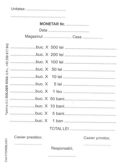 Monetar, A6, RS, 100 file