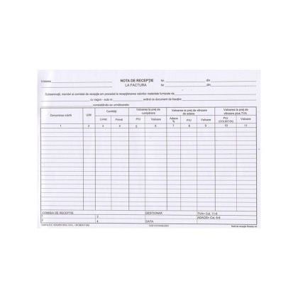 Nota de receptie, A4, autocopiatv, 2 exemplare, 50 set-carnet
