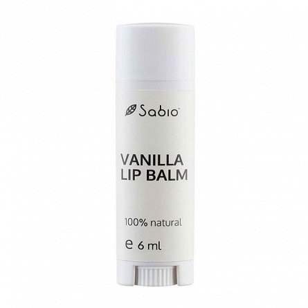 Balsam pentru buze cu vanilie, 6 ml, Sabio