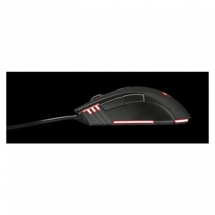 Mouse Trust GXT 121 Zeebo Gaming, cu fir, USB, 7 butoane, RGB, negru