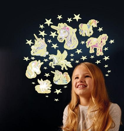 Set reflectorizant - Unicorni si stele, Brainstorm, 3 ani+