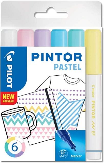 Set Pilot Pintor Pastel,EF,6b/set