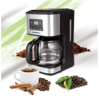 Cafetiera digitala Heinner HCM-D915, 900 W, 1.5 L, display LCD, timer, afisare ceas, anti-picurare,