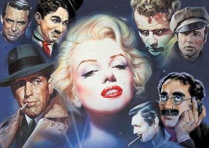 Puzzle Schmidt - Renato Casaro: Marilyn Monroe si prietenii, 1.000 piese (57550)