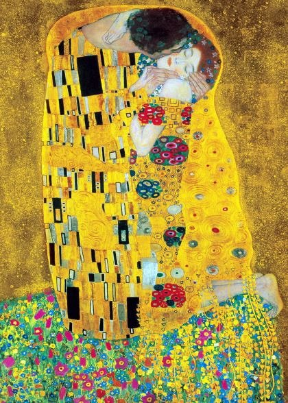 Puzzle TinyPuzzle - Gustav Klimt: The Kiss, 99 piese (1006)