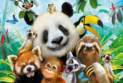 Puzzle Schmidt - Animal Fun!, 200 piese (56359)