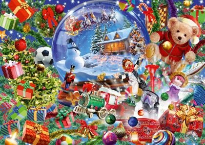 Puzzle Bluebird - Christmas Globe, 1.000 piese (Bluebird-Puzzle-70236-P)