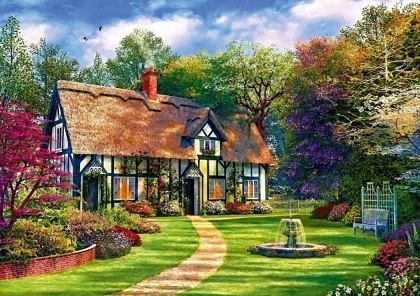 Puzzle Bluebird - Dominic Davison: The Hideaway Cottage, 1.000 piese (70312-P)