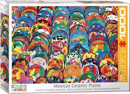 Puzzle Eurographics - Mexican Ceramic Plates, 1.000 piese (6000-5421)
