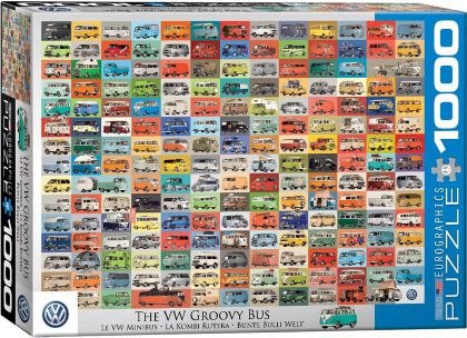 Puzzle Eurographics - Volkswagon Groovy Bus, 1.000 piese (53371)