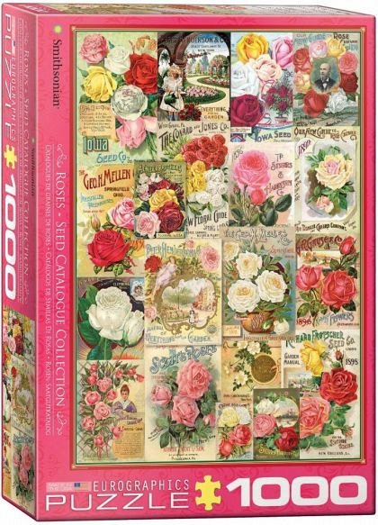 Puzzle Eurographics - Roses Seed Catalogue, 1.000 piese (53293)