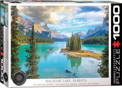 Puzzle Eurographics - Maligne Lake Alberta, 1.000 piese (6000-5430)