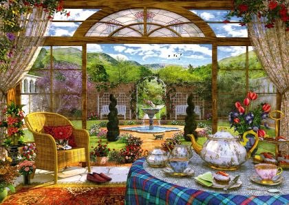 Puzzle Schmidt - View From The Conservatory, 1.000 piese (59593)