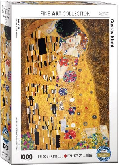 Puzzle Eurographics - Gustav Klimt: The Kiss, 1.000 piese (62276)