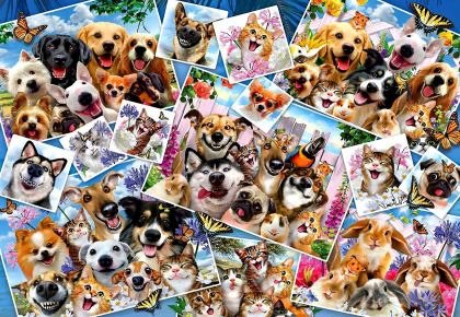Puzzle Anatolian - Howard Robinson: Selfie Pet Collage, 2.000 piese (3947)