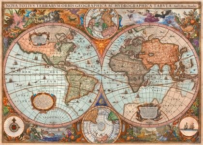 Puzzle Schmidt - Harta Antica A Lumii, 3.000 piese (58328)