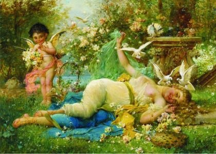 Puzzle Gold Puzzle - Joseph Bernard: Venus and Cupid, 2.000 piese