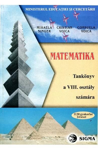 Matematica. Manual limba maghiara. Clasa a 8-a