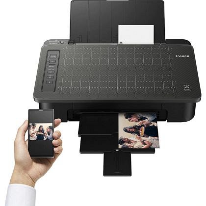 Imprimanta inkjet color Canon Pixma TS305, A4, 7.7 ppm alb-negru - 4 ppm color, WiFi, bluetooth, USB