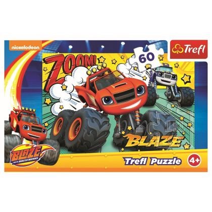 Puzzle Trefl - Blaze, Cursa infernala, 60 piese