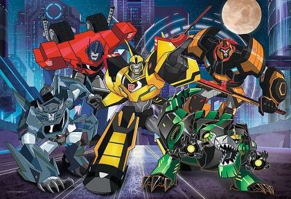 Puzzle Trefl - Echipa autobotilor Transformers, 100 piese