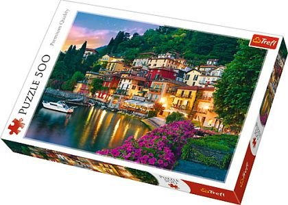 Puzzle Trefl - Lacul Como Italia, 500 piese