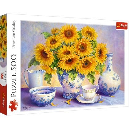 Puzzle Trefl - Floarea soarelui, 500 piese