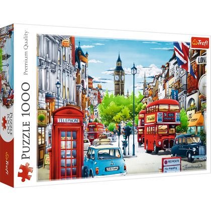 Puzzle Trefl - Strada in Londra, 1000 piese