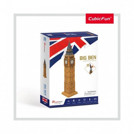 Puzzle 3D CubicFun - Big Ben, 44 piese