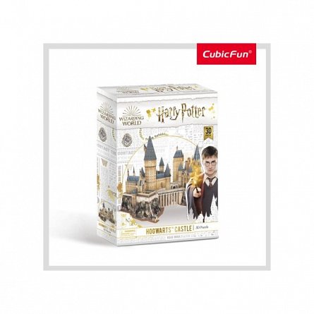 Puzzle 3D CubicFun - Harry Potter - Castelul, 197 piese