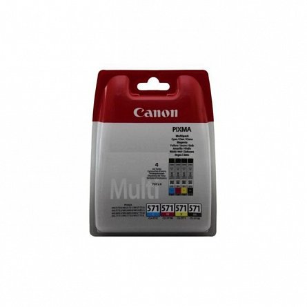 Set cartuse Canon CLI-571 CMYBK, cyan, magenta, yellow, negru