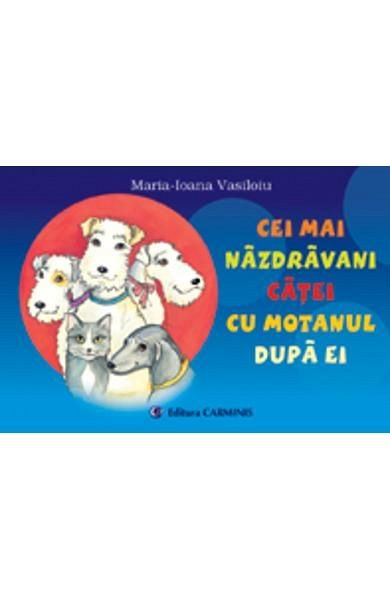 Cei mai nazdravani catei cu motanul dupa ei