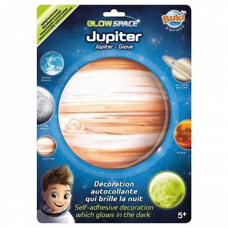 Stickere perete fosforescente Buki France - Planeta Jupiter