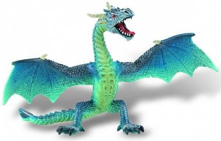 Figurina Bullyland Dragon turcoaz