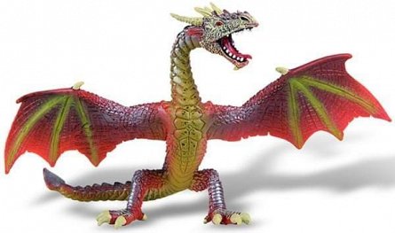 Figurina Bullyland Dragon rosu