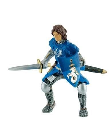 Figurina Bullyland Cavaler cu sabie albastru