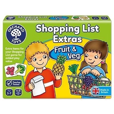 Joc educativ Lista de cumparaturi - Fructe si legume, Limba Engleza, Orchard Toys