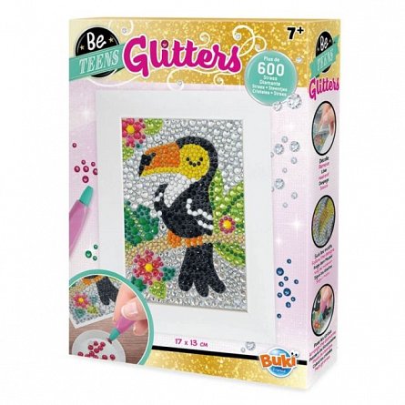 Set creativ Glitters - Tucan, Buki France