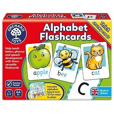 Joc educativ Alphabet Flashcards, Limba Engleza, Orchard Toys